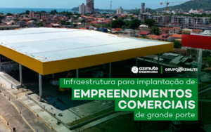 Infraestrutura de áreas comerciais